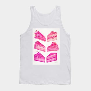 Pink Cake Slices Tank Top